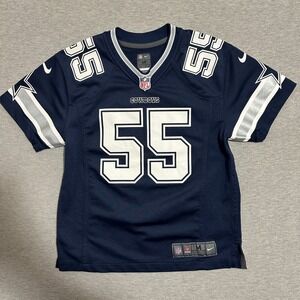 Nike Dallas Cowboys Leighton Vander Esch 55 Jersey Navy Blue NFL Youth Medium